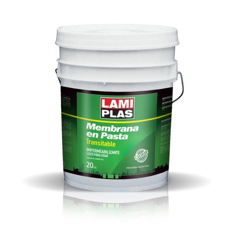 Membrana en Pasta LAMIPLAS x 20kg Liquida-Verde