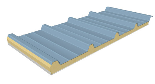 Panel FOILROOF Trapezoidal Galvanizado 10 MM x 7 MTS