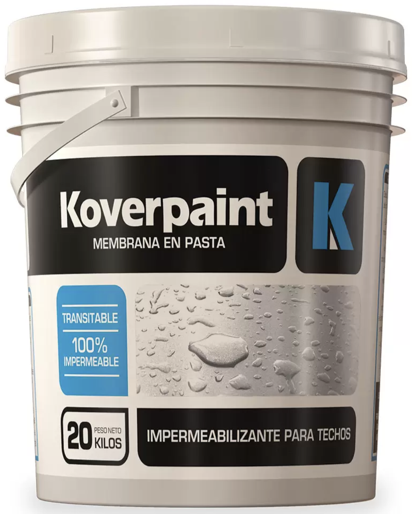 Membrana en Pasta KOVERPAINT x 20kg Fibrado-Rojo