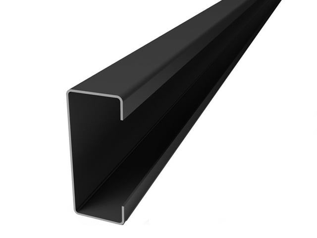 [PCN-100X40-2.00-12] Perfil C Negro 100x40x15x2.00 x 12mts