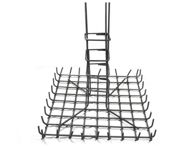 [BASE052052] Base 0,52x0,52 5Ø12 en dos direcciones c/13cm incluye tronco de col. 4Ø12 a 1m 7 Estrib.Ø8 c/10 de 20x20cm. + patas 4Ø12 de 0,30 x 0,15