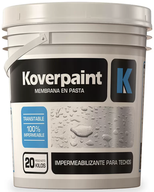 Membrana en Pasta KOVERPAINT x 20kg Fibrado-Verde